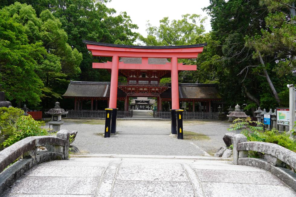滋賀県の野洲にある兵主大社という神社に行ってきた。